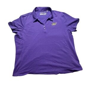 ECU Purple Golf Polo Shirt Short Sleeve Cool Dry Tec Women's‎ Size XXL
